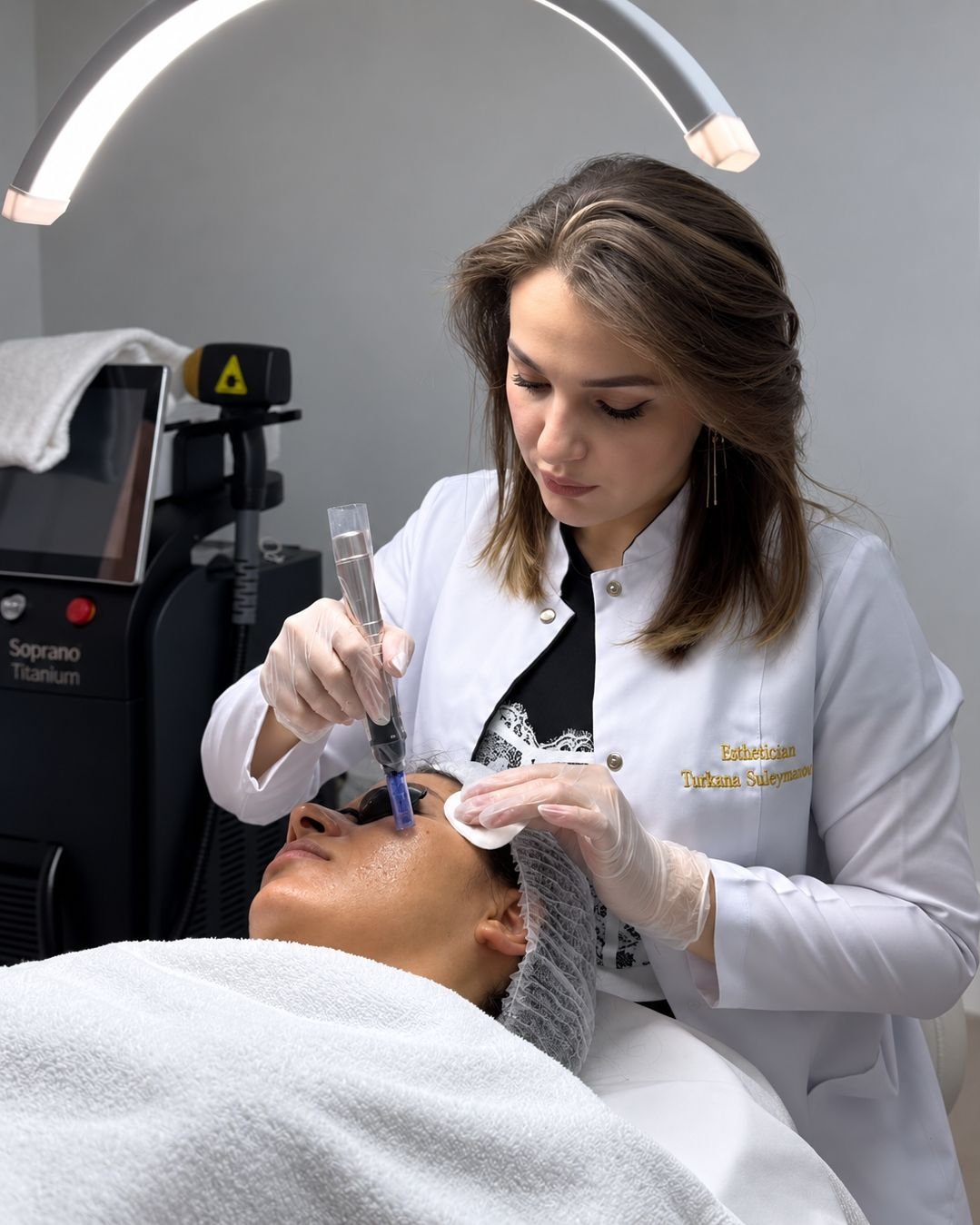 Laser hair removal studio with the Soprano Titanium laser